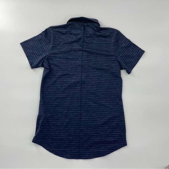 Under Armour Women’s Auburn Team Issued Navy Blue Stripe Golf Polo - Picture 5 of 8